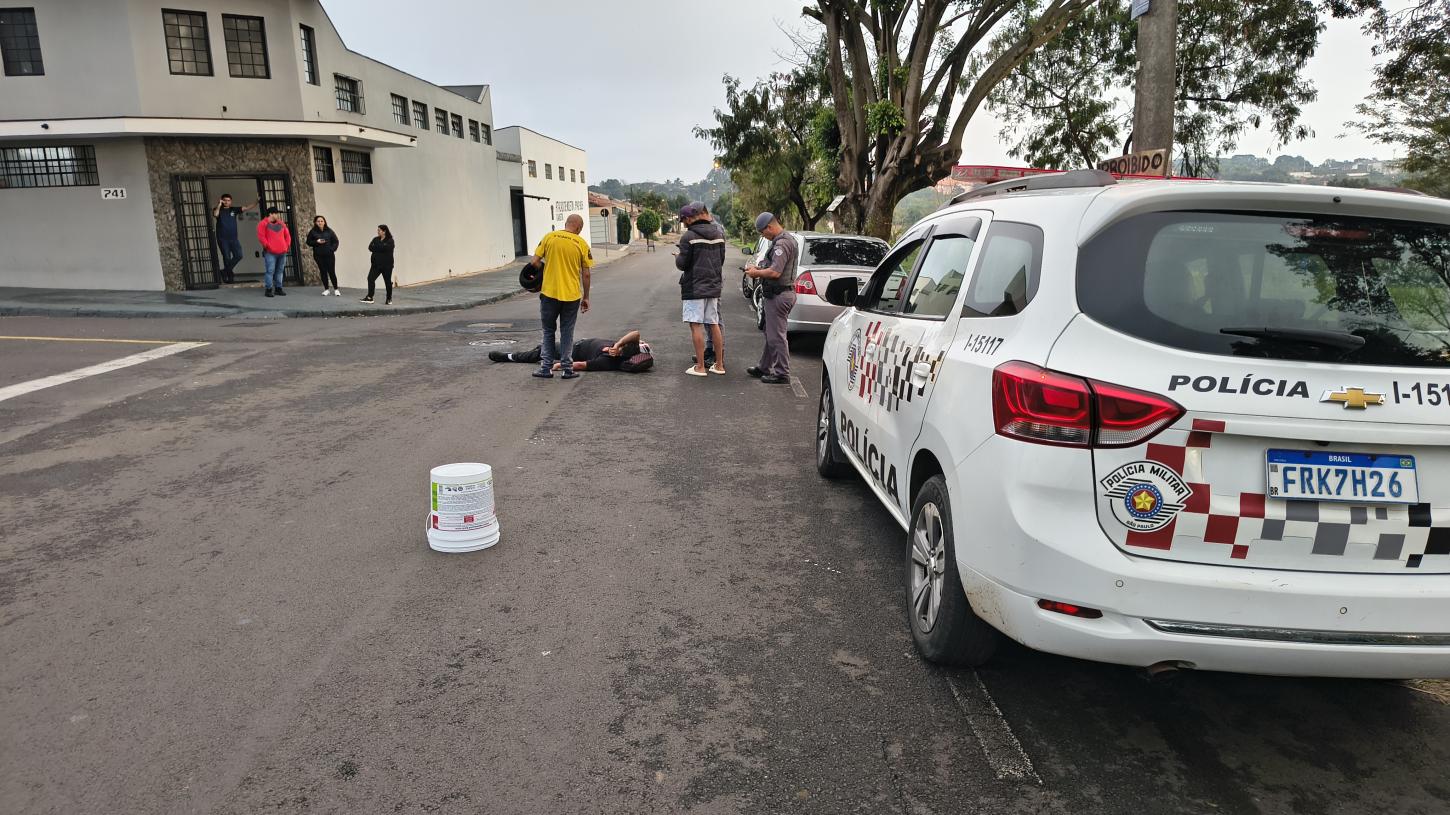 Motociclista fica ferido em acidente no bairro Nova Franca 