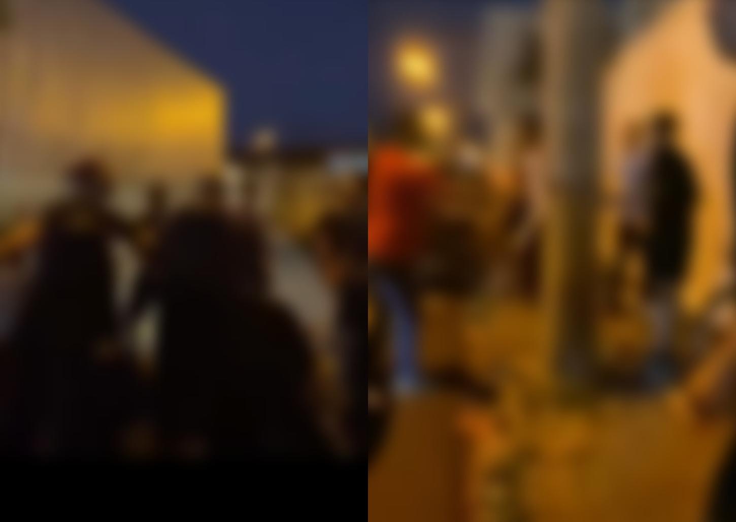 Briga generalizada é registrada em frente a Escola 