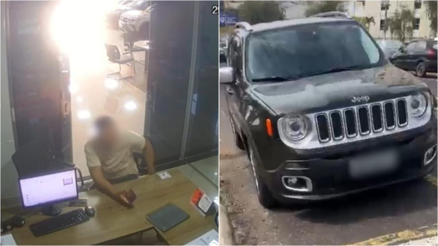 Homem é investigado após tentativa de golpe contra loja de veículos