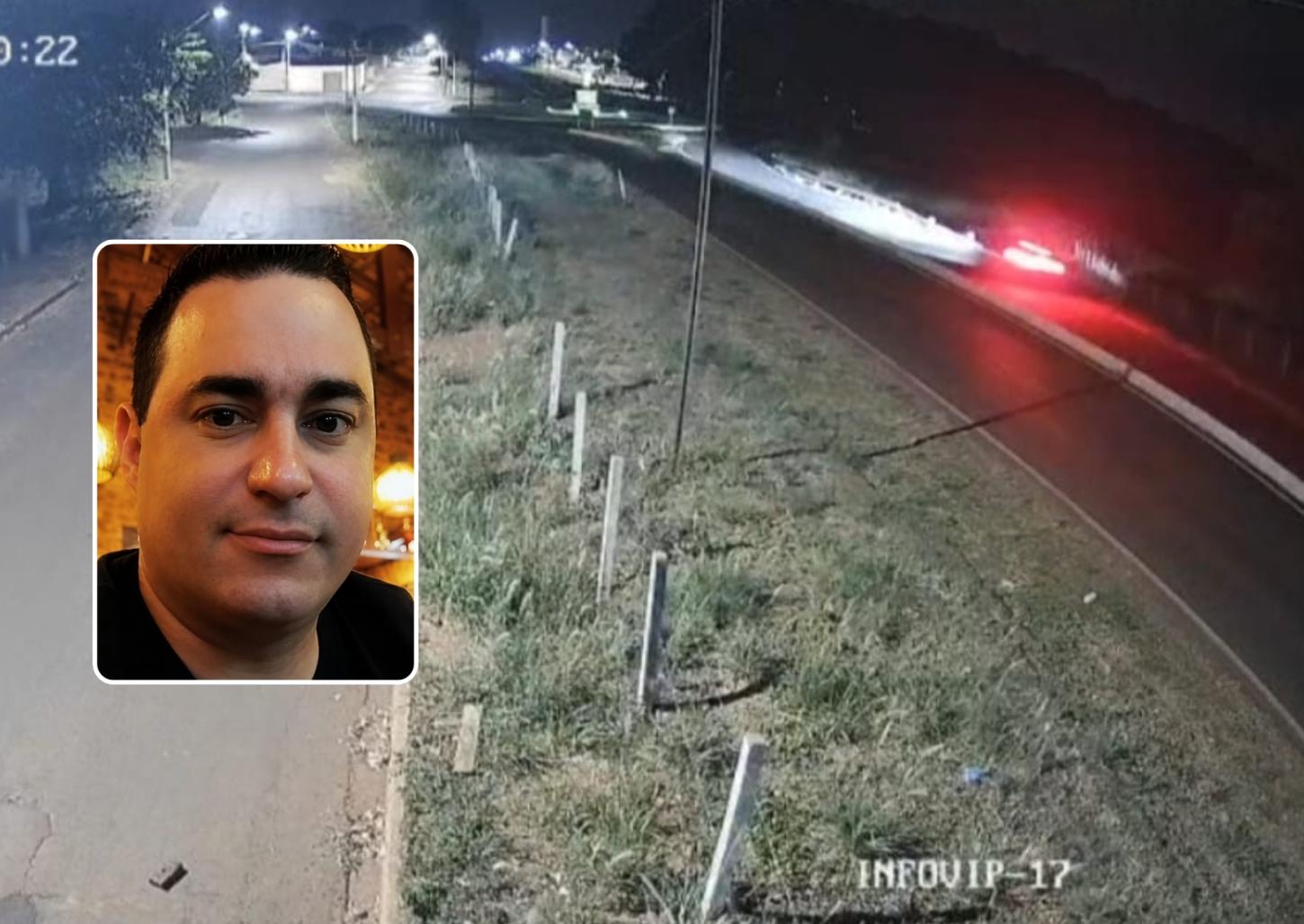 Homem morre após capotar veículo em rodovia; câmera flagrou o acidente