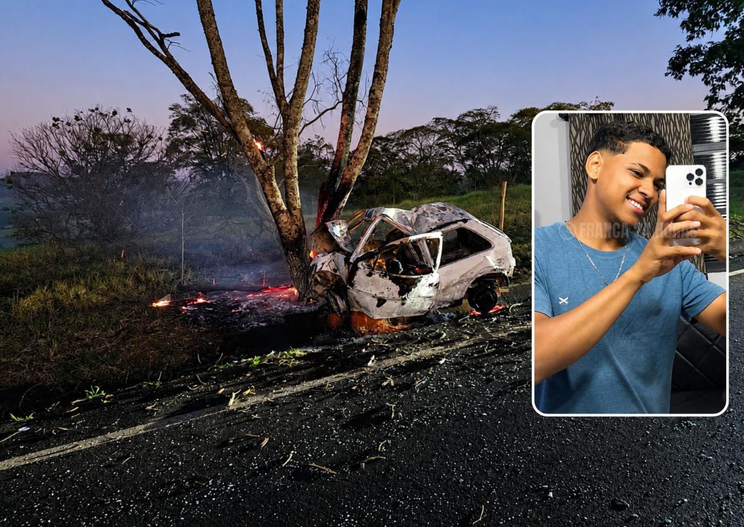 Jovem que morreu carbonizado será sepultado neste domingo (2) em Rifaina