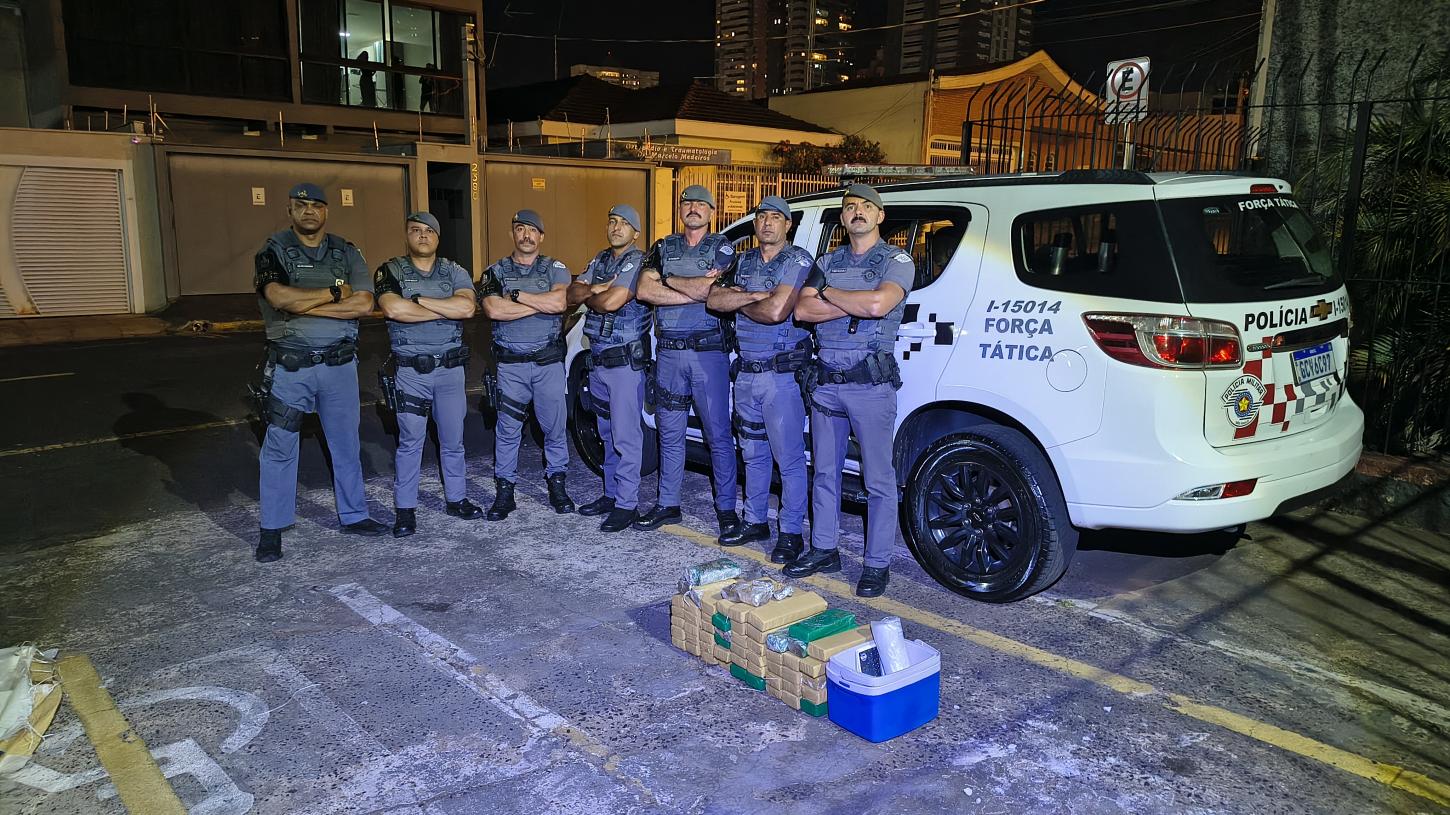 Força Tática prende traficante com 50 quilos quilos de maconha no Zanetti