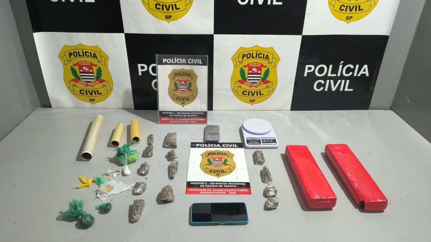 Vigilante de posto desativado é preso pela Dise por tráfico de drogas