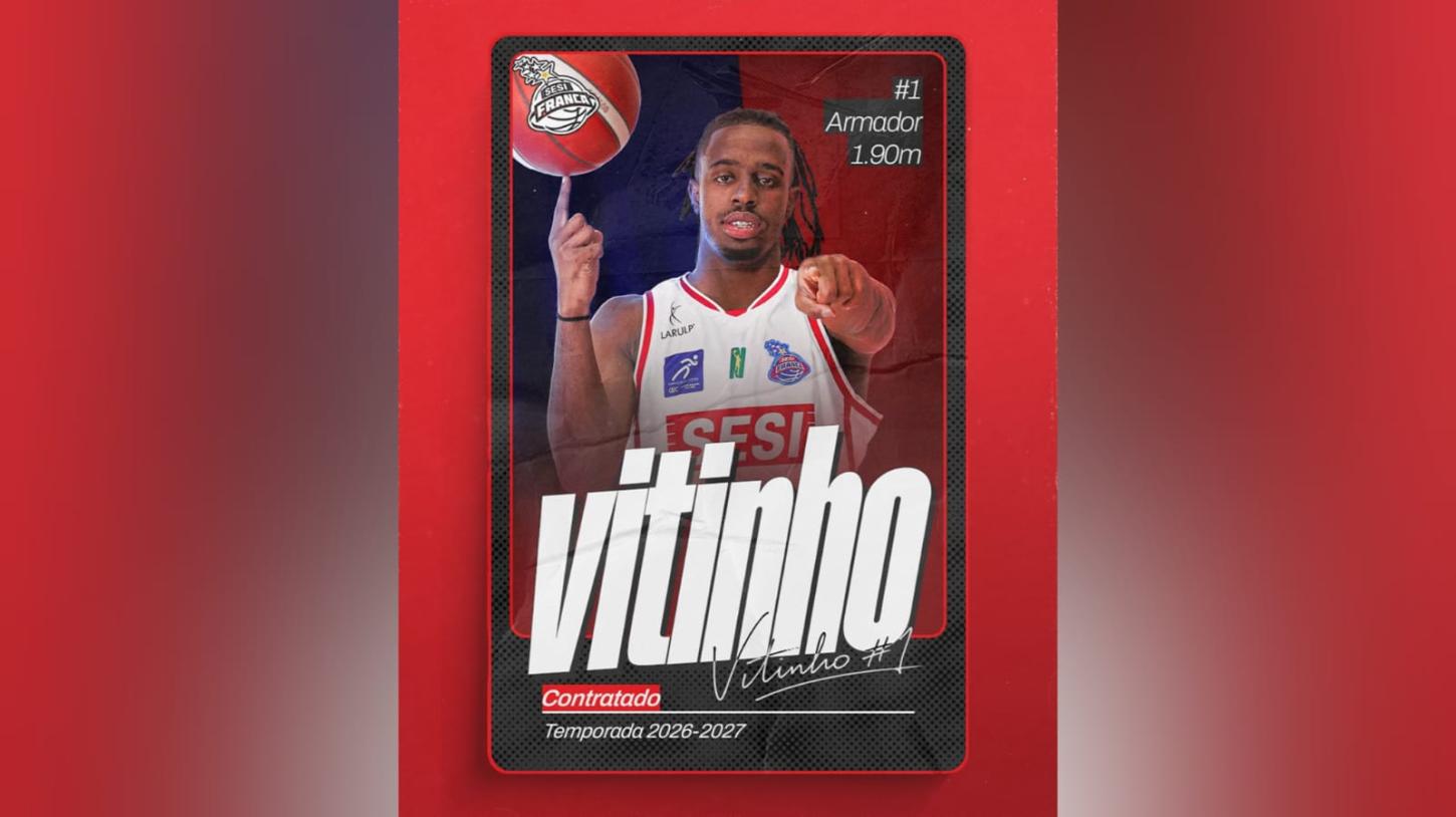 Franca Basquete anuncia contratação do armador Vitinho Brandão