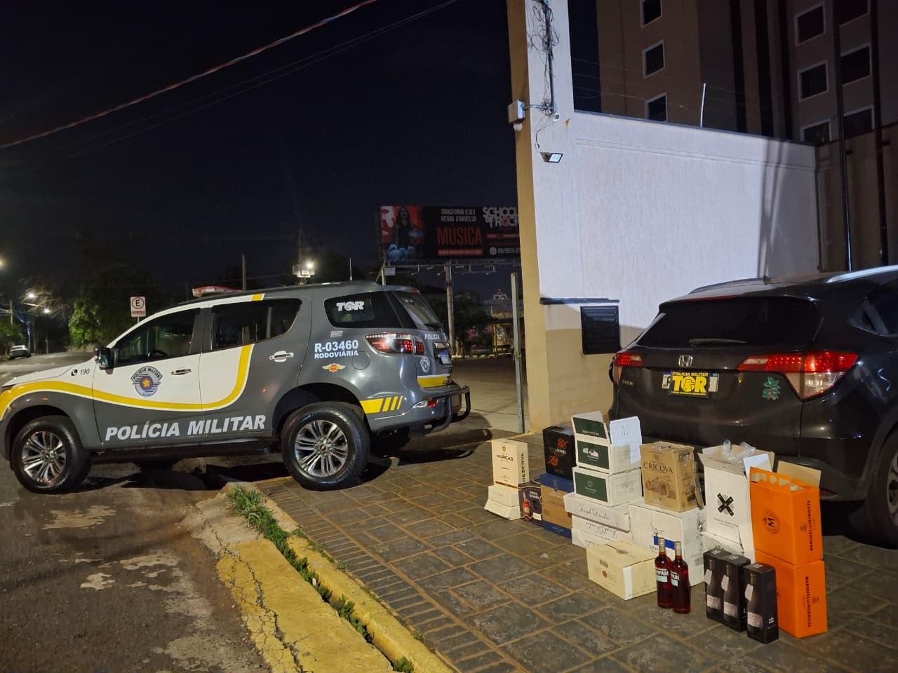Homem é preso pelo TOR com mais de  100 garrafas de vinho do Paraguai
