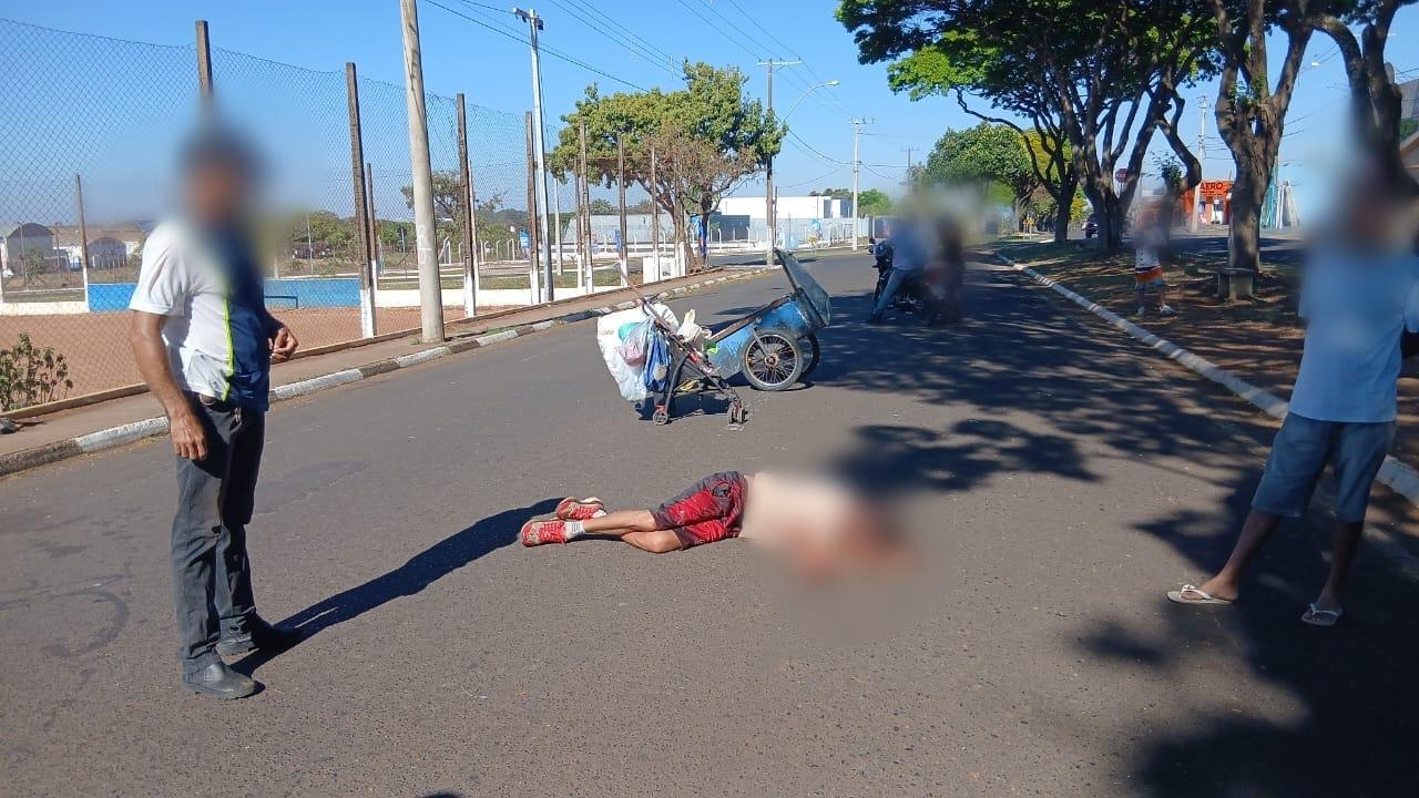 Morador de rua fica ferido após agressão no Aeroporto