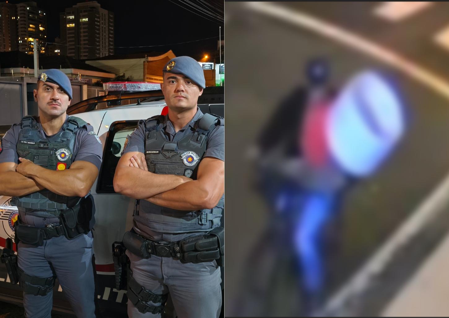 PM identifica homem que arrombou loja e furtou abajur no Centro de Franca
