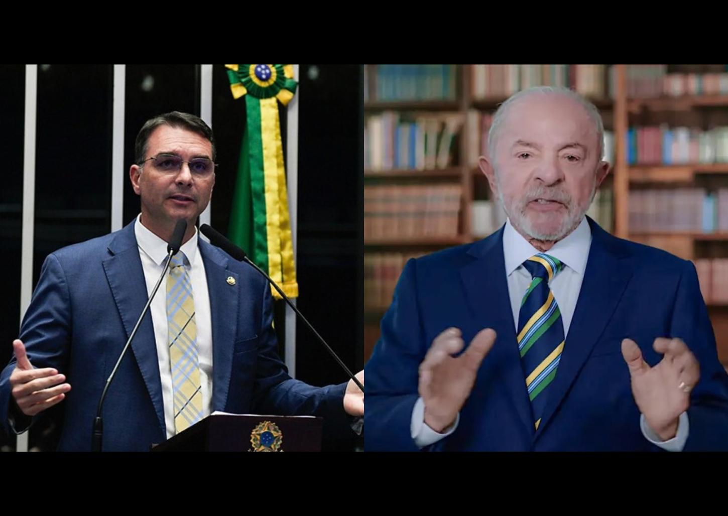 Flávio Bolsonaro vence Lula no 1º turno na disputa pela presidência 