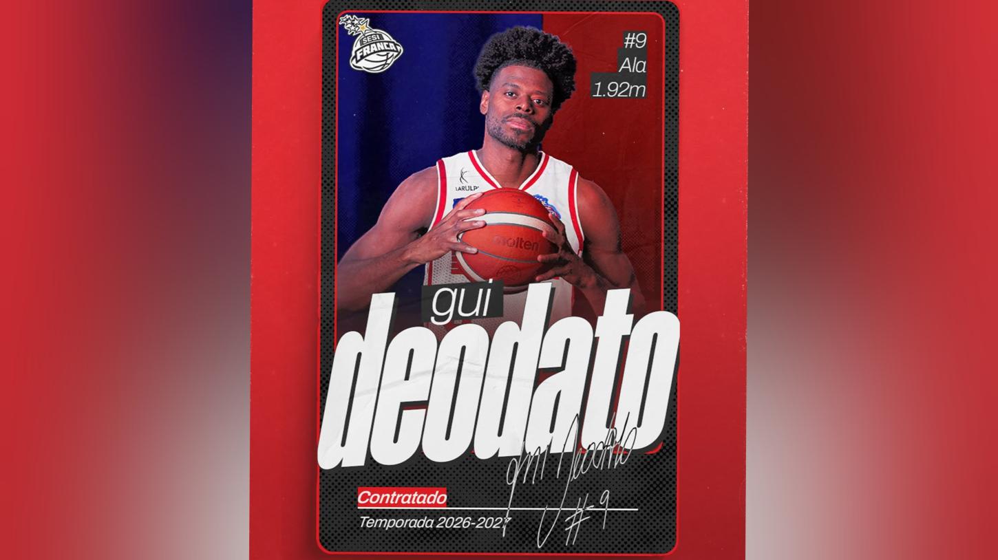 Gui Deodato é anunciado como novo reforço do Franca Basquete