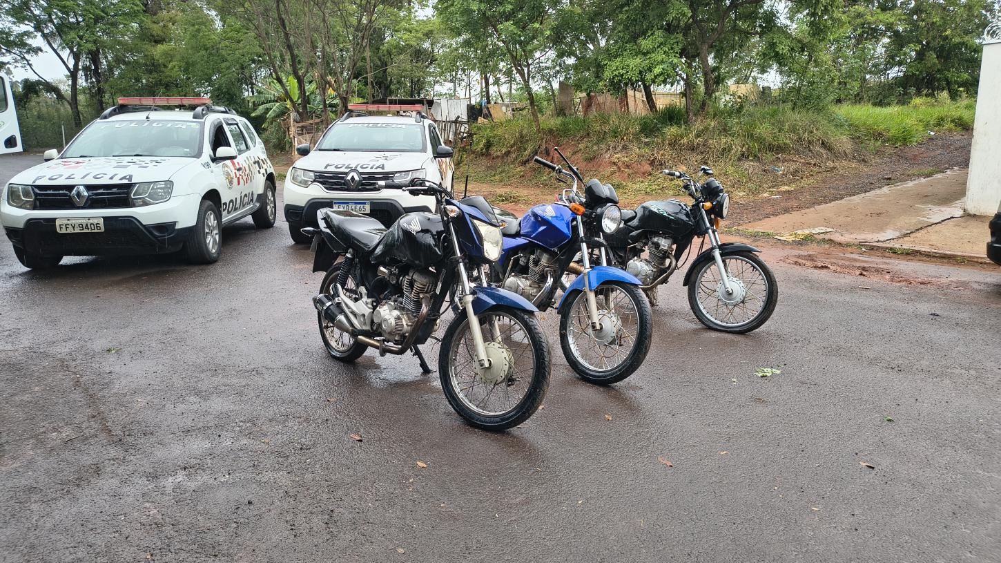 Motos furtadas no pátio modelo são recuperadas pela PM