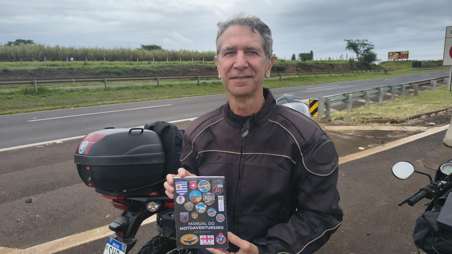 Conheça a história de Luís Boldrin que percorreu vários países de moto 
