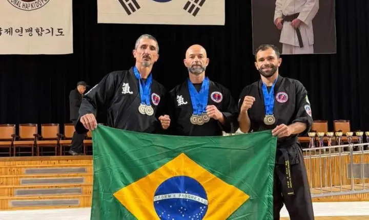Atletas de Franca conquistam ouro e prata no Mundial de Hapkido na Coreia