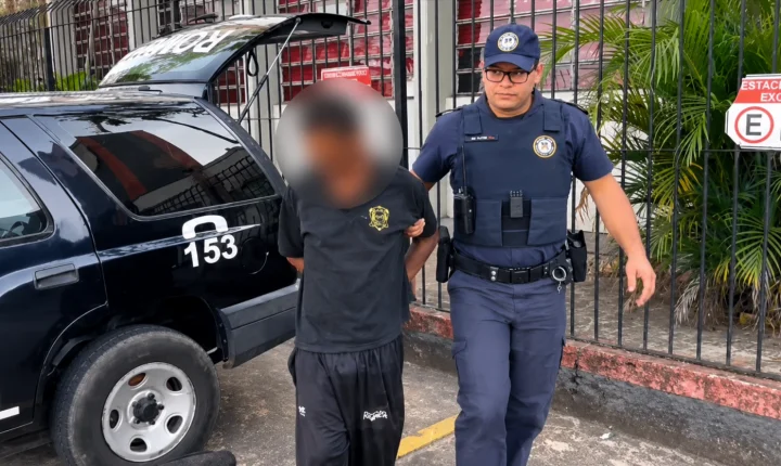Baleado em cemitério é capturado pela GCM próximo ao PS 