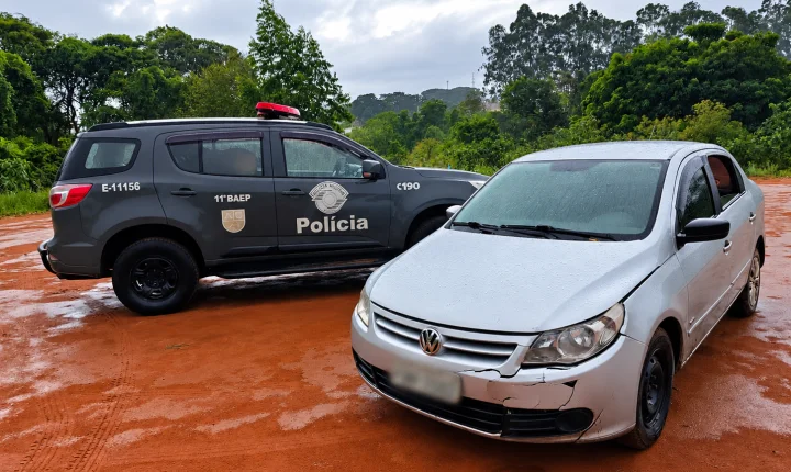 Carro levado em assalto no Parque Universitário é recuperado pelo Baep