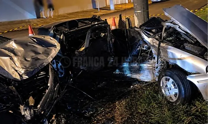 Acidente no Jardim Ângela Rosa deixa pai e filha em estado grave 