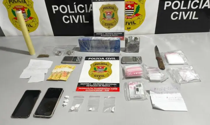 Dise apreende drogas e prende homem de 25 anos no Jardim Luiza II