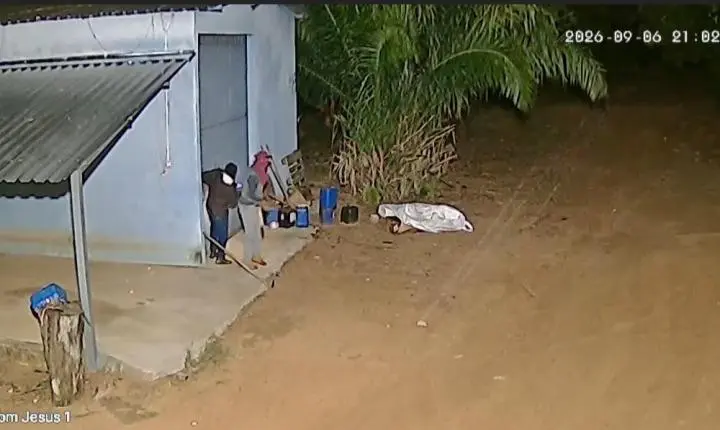 Dupla invade sítio em Ribeirão Corrente e furta TV e outros objetos