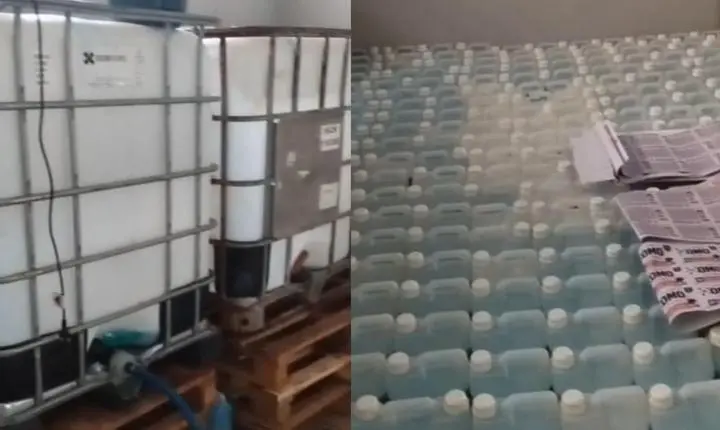  Força Tática fecha fábrica clandestina de sabão no Jardim Riviera
