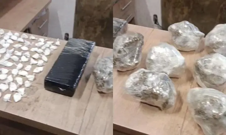 Força Tática prende traficantes que guardavam drogas em ferro-velho