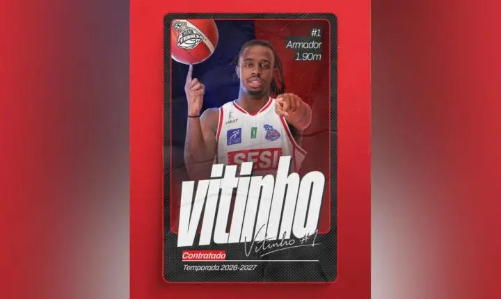 Franca Basquete anuncia contratação do armador Vitinho Brandão