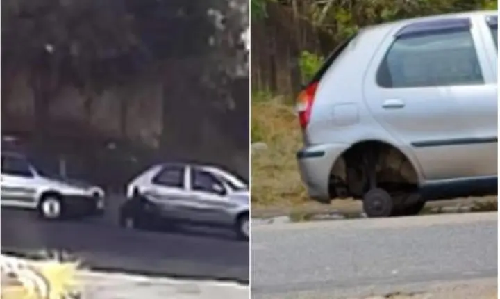 Funcionário de UBS tem pneu de carro furtado na Vila Santa Terezinha