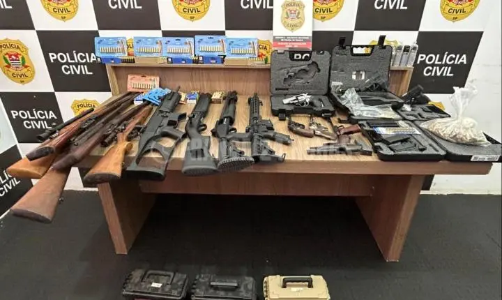 Homem de 75 anos é preso com arsenal no Centro de Franca 