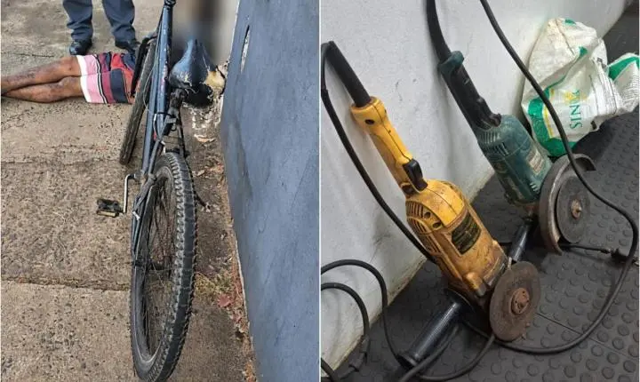 Homem é detido pela GCM com máquinas possivelmente furtadas