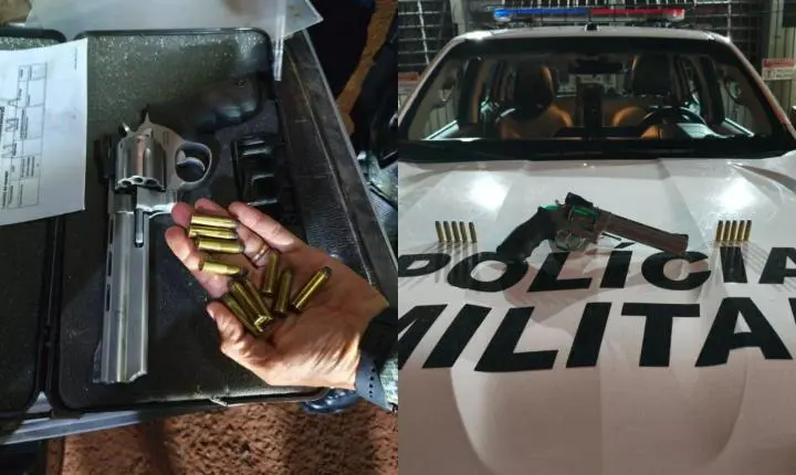 Homem é detido pela Polícia Ambiental por porte ilegal de arma de fogo 