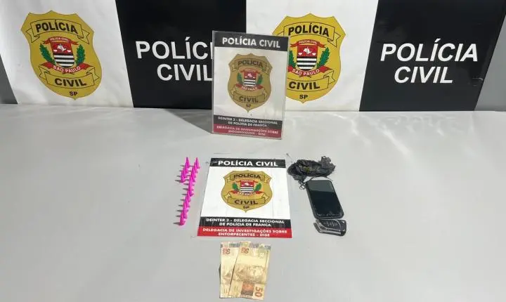 Homem é preso após denúncia de tráfico de drogas por delivery