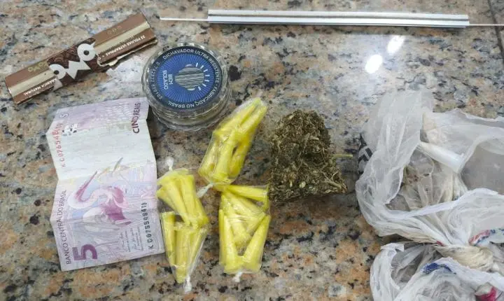 Homem é preso com drogas durante operação da PM em São José da Bela Vista