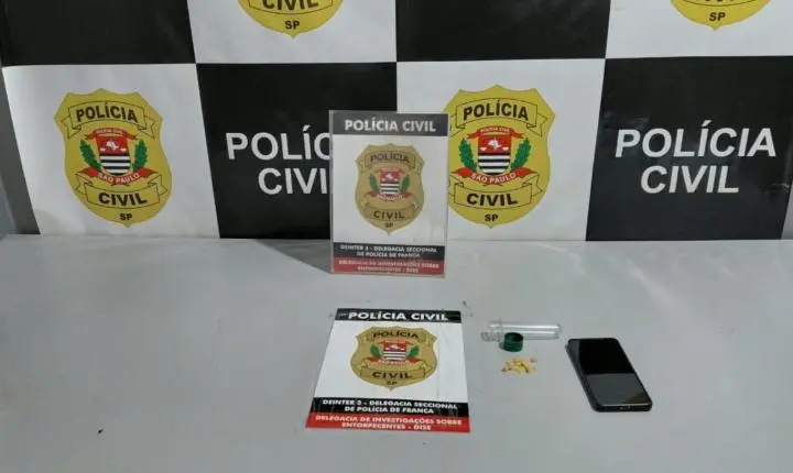 Homem é preso pela Dise com 18 pedras de crack no Jardim Marambaia