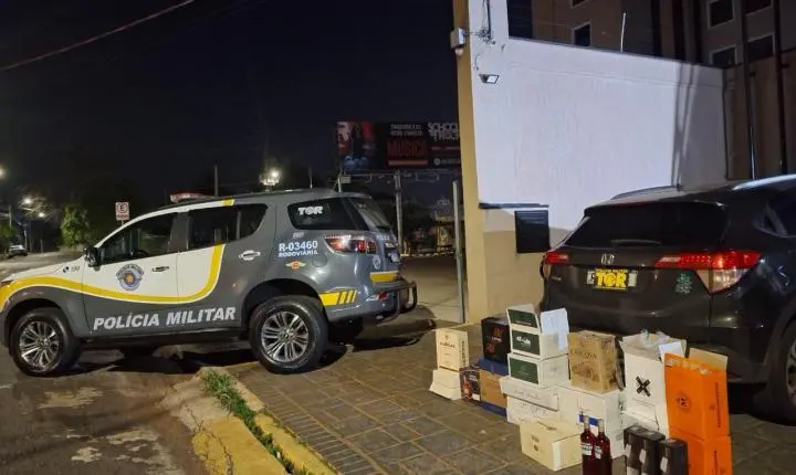 Homem é preso pelo TOR com mais de  100 garrafas de vinho do Paraguai