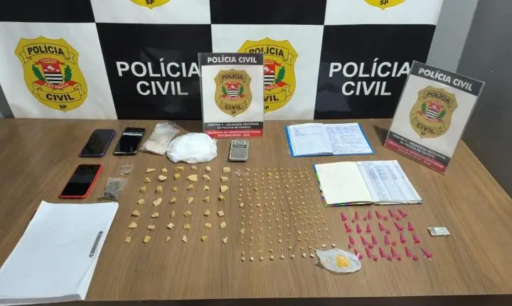Homem é preso pela Dise por tráfico de drogas e falsificação de documento 