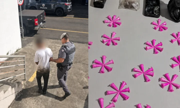 Homem é preso por tráfico de drogas em brejo no Parque do Horto