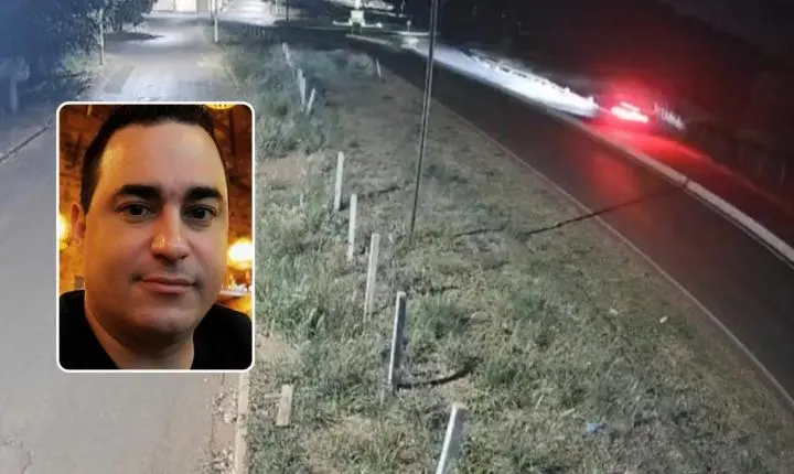 Homem morre após capotar veículo em rodovia; câmera flagrou o acidente