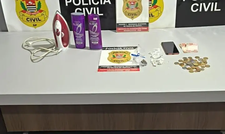 Homem tenta fugir por buraco na parede e pelos telhados, mas acaba preso pela Dise