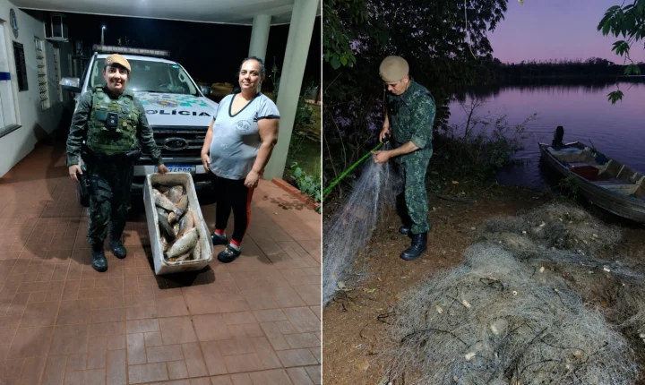 Homens são multados em mais de R$ 3 mil por pesca irregular em Guará