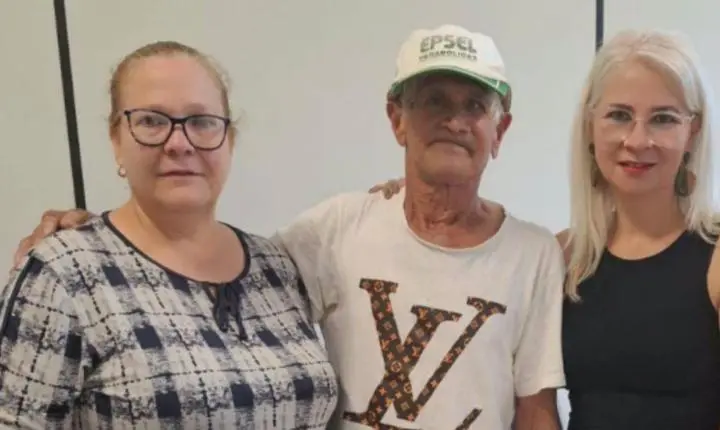 Idoso desaparecido há mais de 10 anos reencontra filhas em Franca