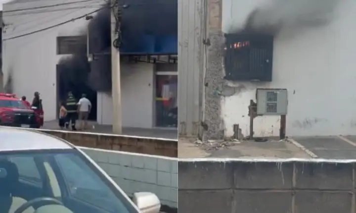 Incêndio atinge barracão no Parque Doutor Carrão 