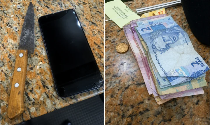 Homem é detido pela GCM com faca e celular sem procedência na Estação