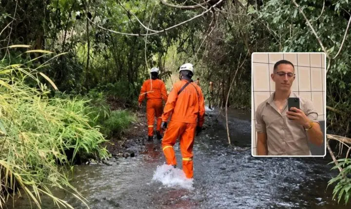 Mau tempo prejudica as buscas por jovem desaparecido em parque