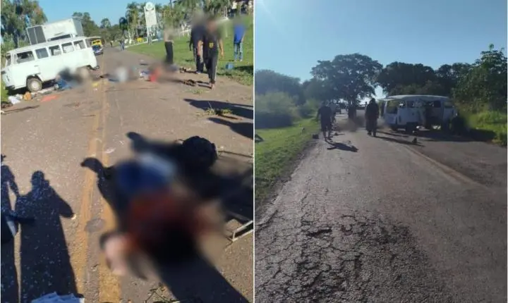 Mulher morre em capotamento de Kombi; motorista sem CNH é preso