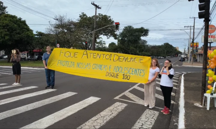 Cras realiza pedágio educativo contra o abuso e exploração sexual 