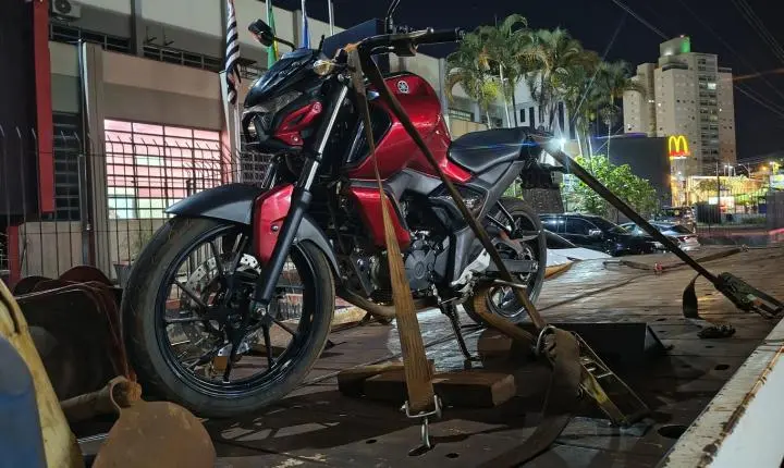 Moto furtada em Franca é recuperada pela Polícia Militar no Buritizinho 