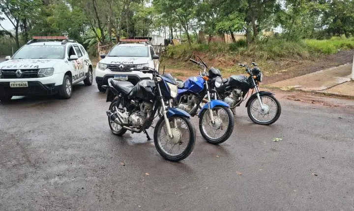 Motos furtadas no pátio modelo são recuperadas pela PM