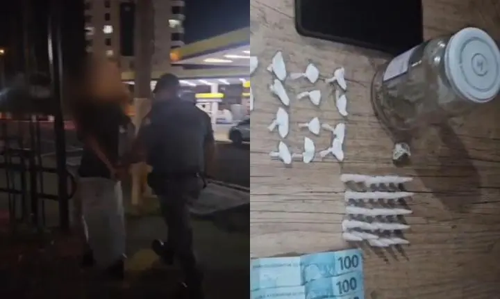 Adolescente traficante tenta se esconder em banheiro, mas acaba apreendido