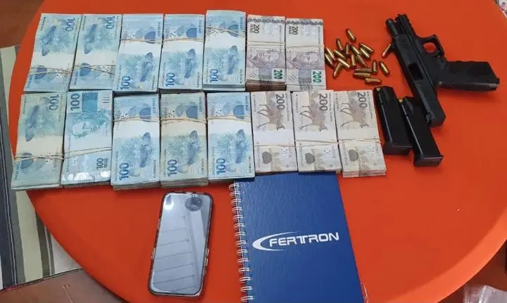 Operação: PF apreende arma e R$ 200 mil contra crimes eleitorais em Franca