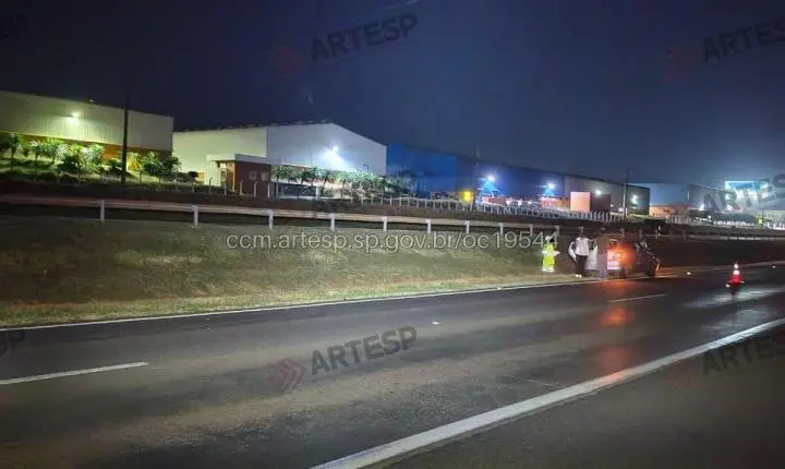 Pedestre morre após ser atropelado em rodovia da região