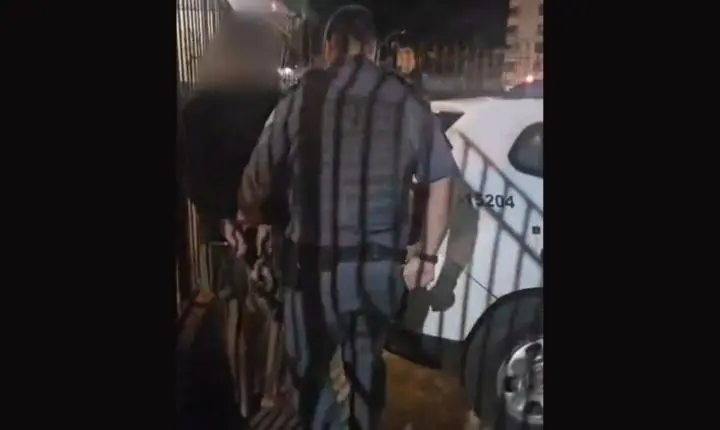 PM captura adolescente traficante na avenida Abrahão Brickmann 