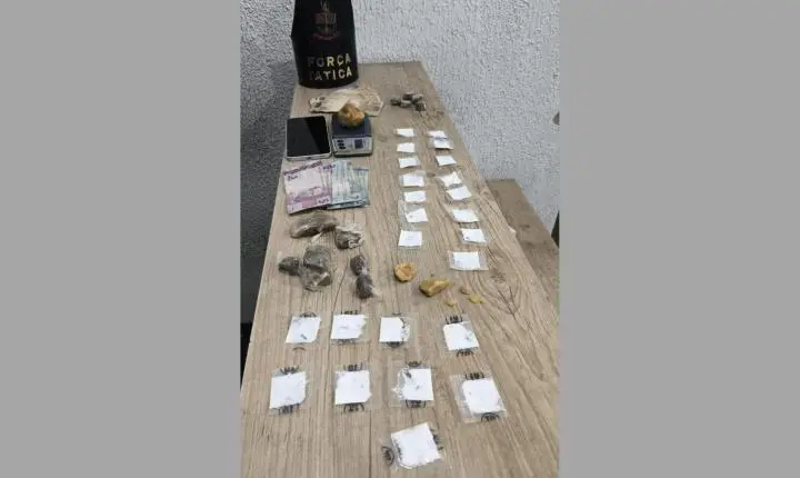 Policiais da Força Tática prendem dois traficantes no City Petrópolis